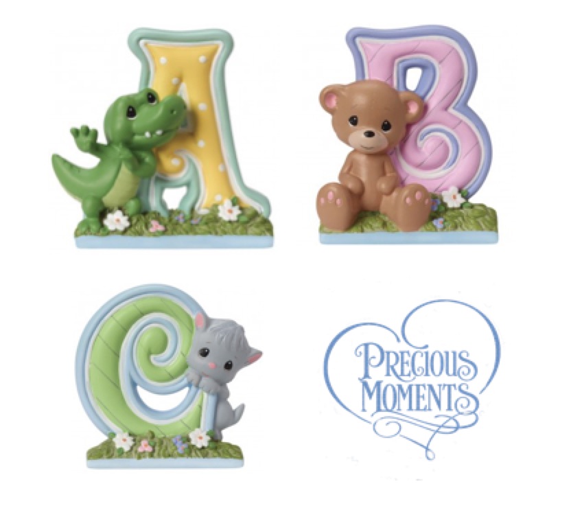Precious Moments Alphabet Letters, Hallmark Awesome Gifts