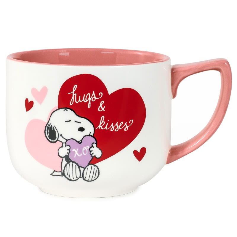 Peanuts® Snoopy Hearts Valentine's Day Soup Mug at Hallmark Awesome Gifts