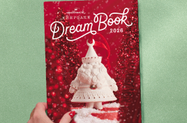 View the 2026 Dream Book and Keepsake Ornaments, Hallmark Awesome Gifts