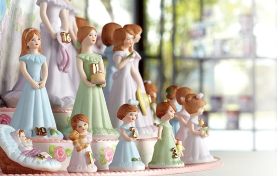 Growing Up Girls figurines