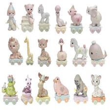Precious Moments Animal Birthday Train, Hallmark Awesome Gifts
