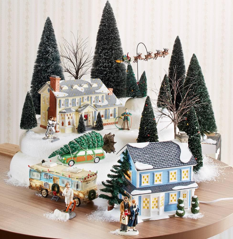 National Lampoon's Christmas Vacation Griswold Holiday House – Resin Village Display Decor